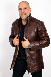 Men's leather coat Jack